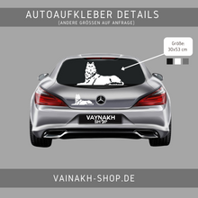 Load image into Gallery viewer, Berzloy Wolf Tschetschenien Aufkleber
