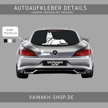 Load image into Gallery viewer, Berzloy Wolf Tschetschenien Aufkleber
